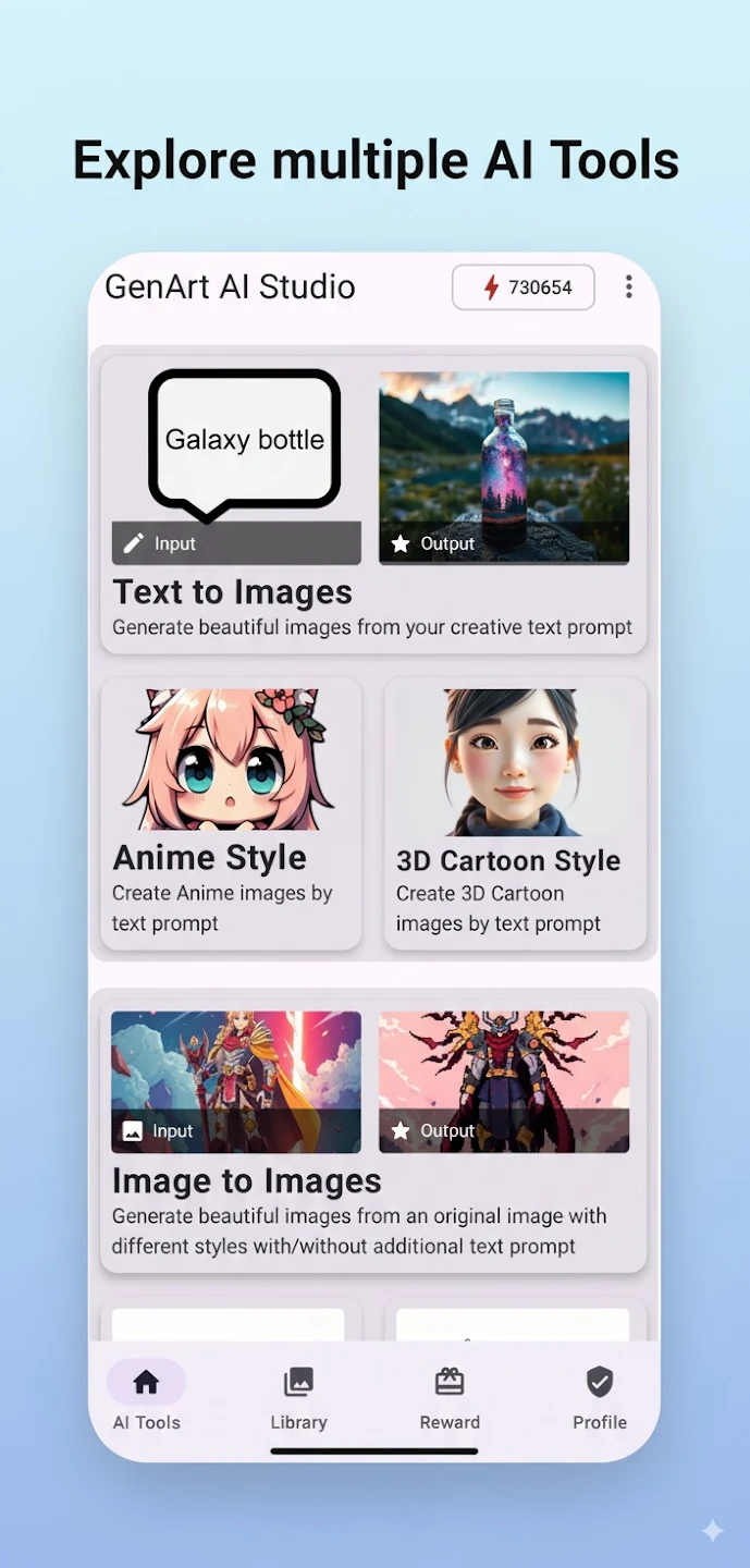 GenArt App Screenshot 1